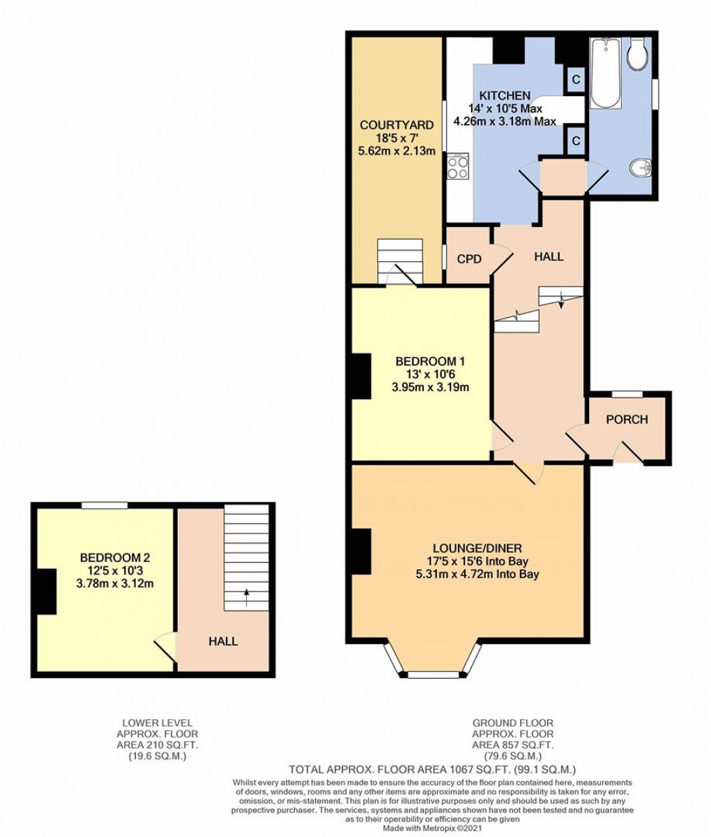 Floorplan for Norfolk Road, Littlehampton