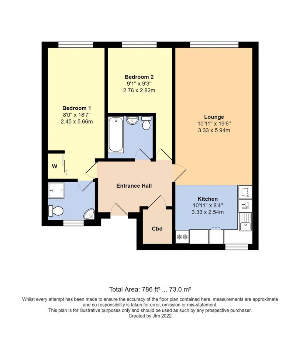 Floorplan for Hollist Chase, Littlehampton