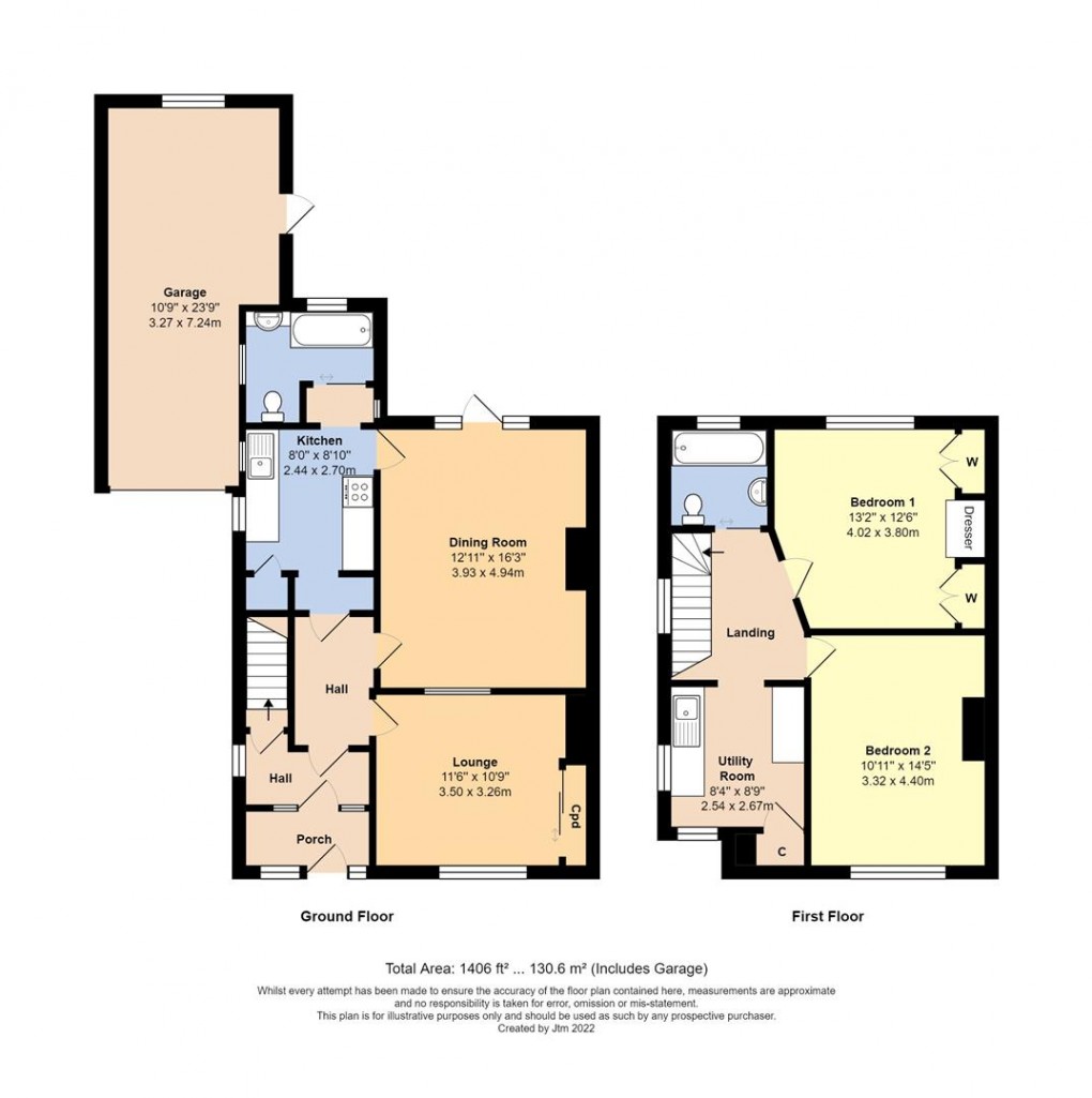 Floorplan for Seaton Road, Littlehampton