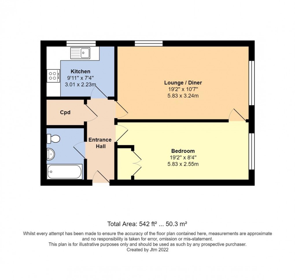 Floorplan for Linden Road, Littlehampton