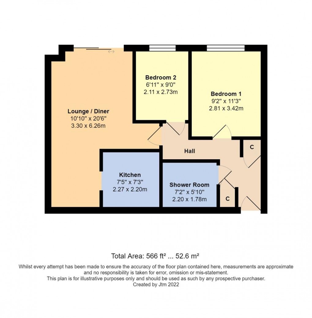 Floorplan for Irvine Road, Littlehampton