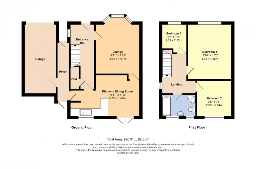 Floorplan for St. Marys Gardens, Littlehampton
