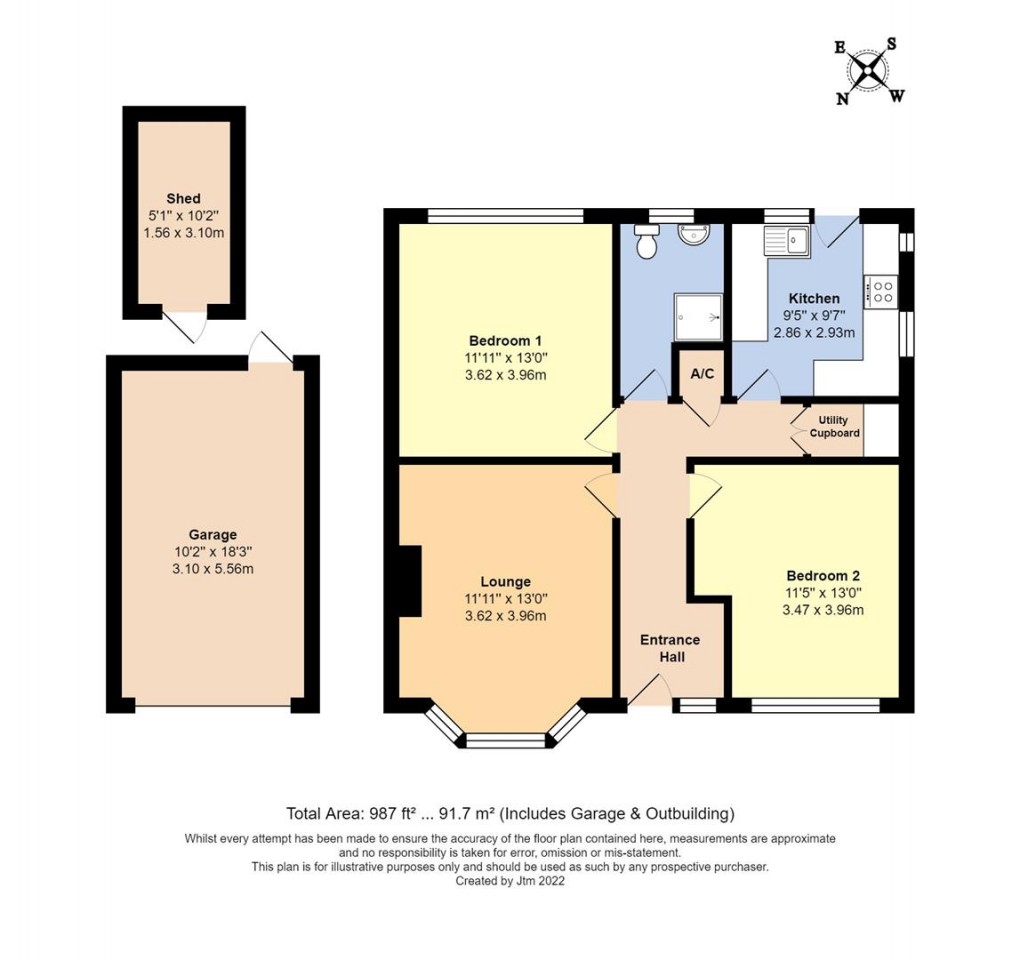 Floorplan for Wick Farm Road, Littlehampton