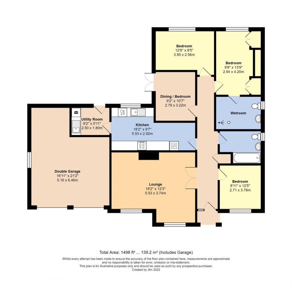 Floorplan for Wooldridge Walk, Climping