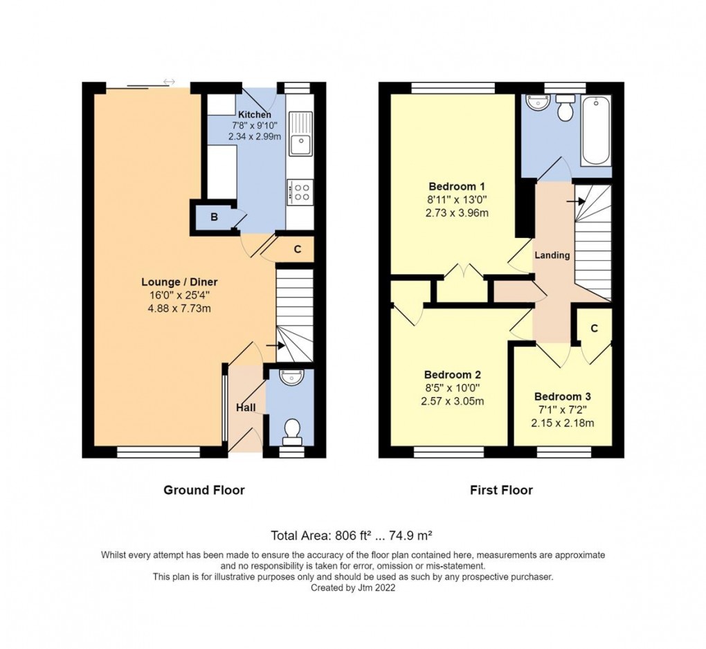 Floorplan for Ketch Road, Littlehampton