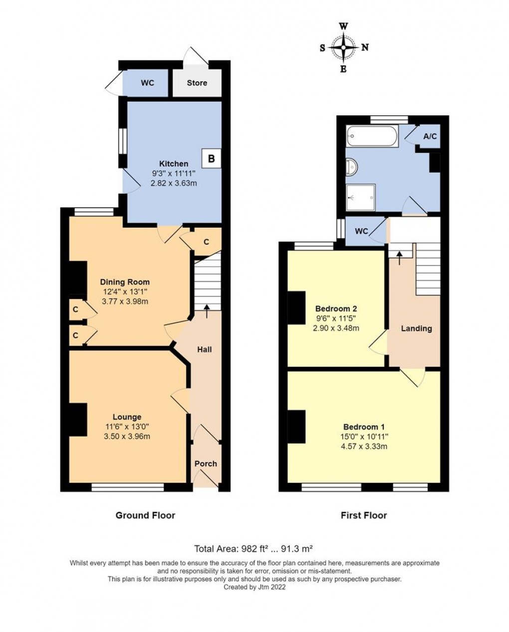 Floorplan for Queen Street, Littlehampton