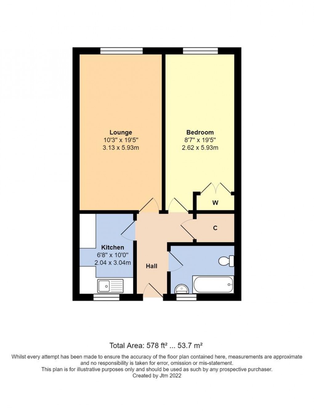 Floorplan for Linden Road, Littlehampton