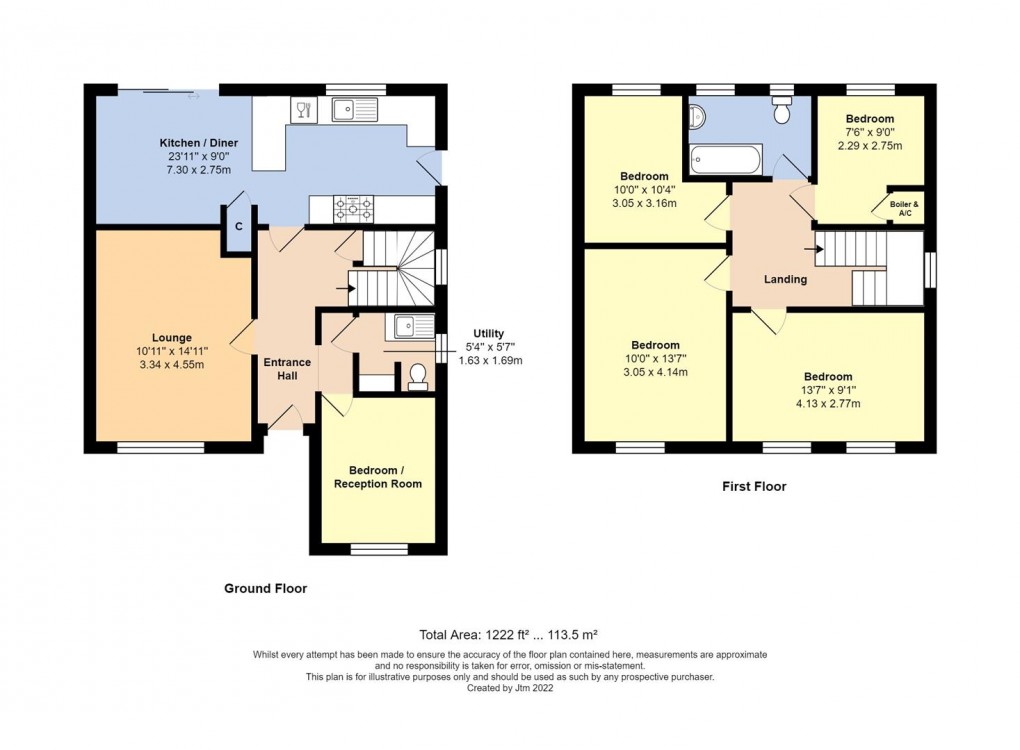 Floorplan for New Road, Worthing