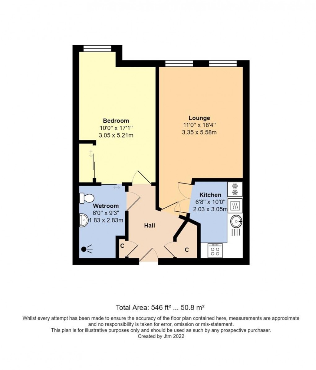 Floorplan for Church Street, Littlehampton