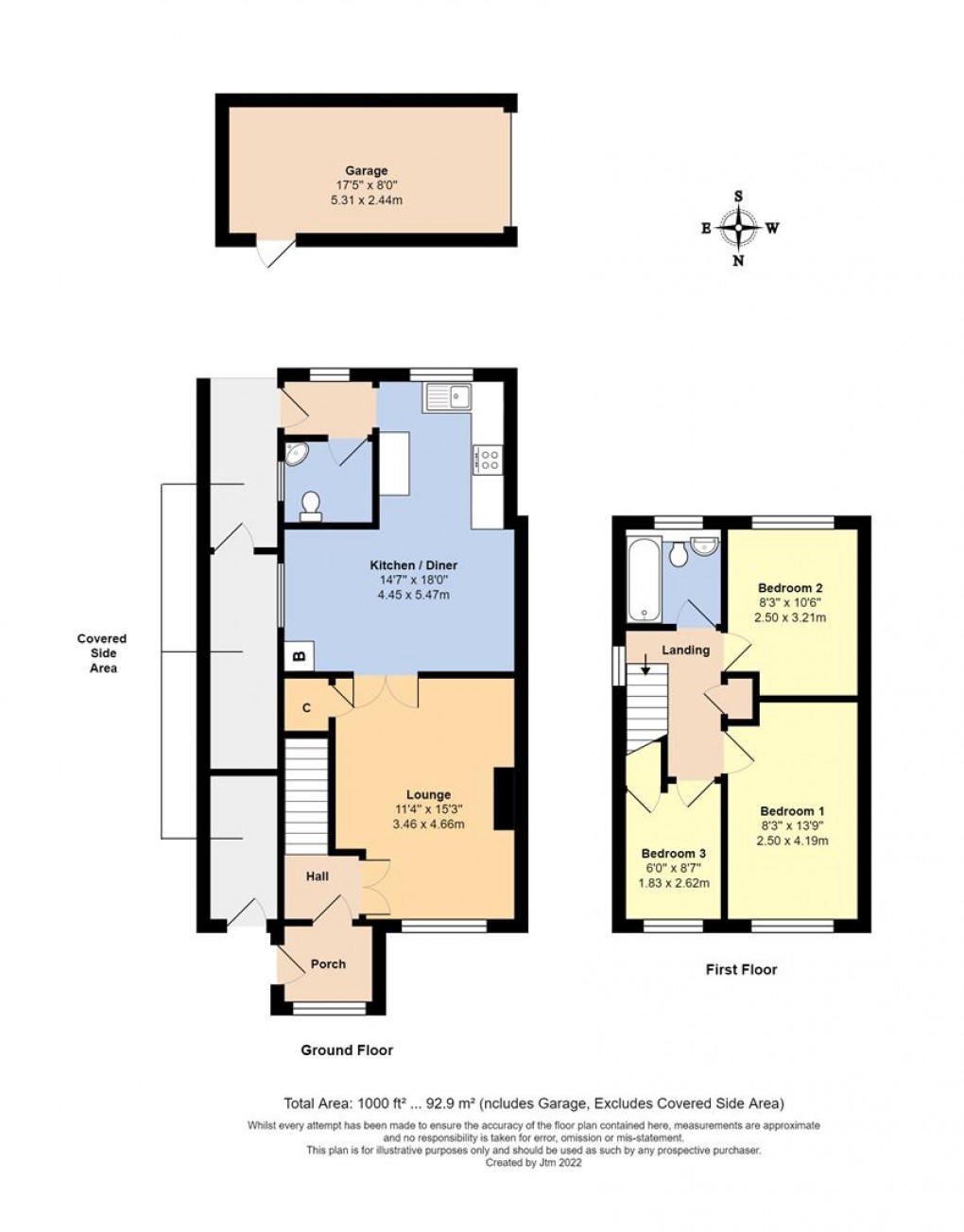 Floorplan for Windward Close, Littlehampton