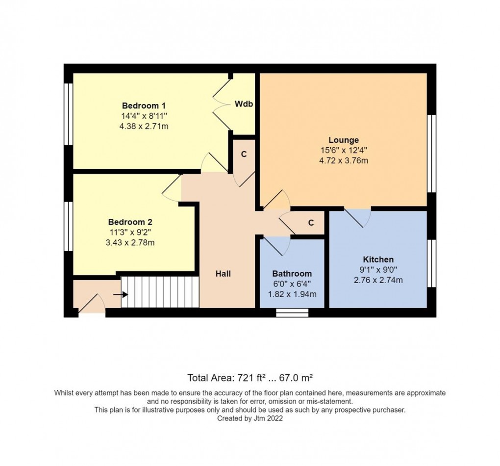 Floorplan for Markfield, North Bersted, Bognor Regis