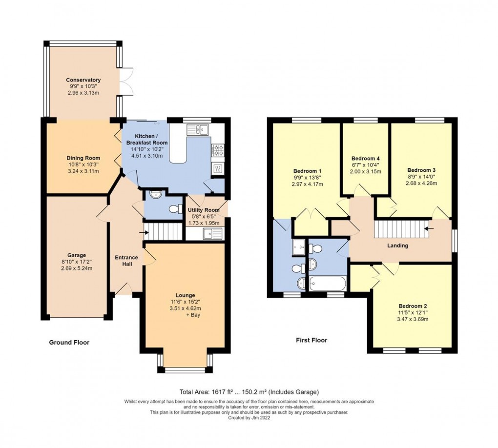 Floorplan for Lime Avenue, Westergate