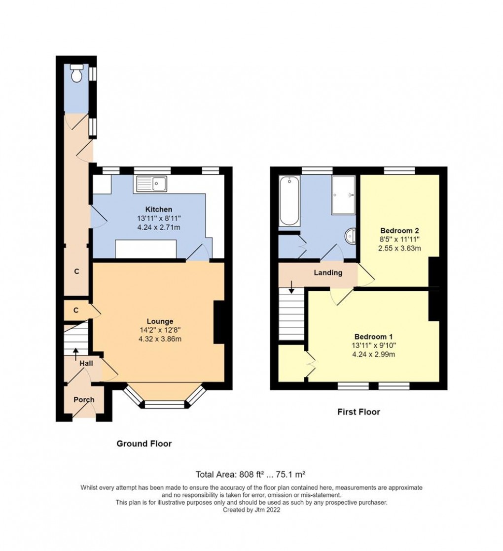 Floorplan for Fitzalan Road, Arundel