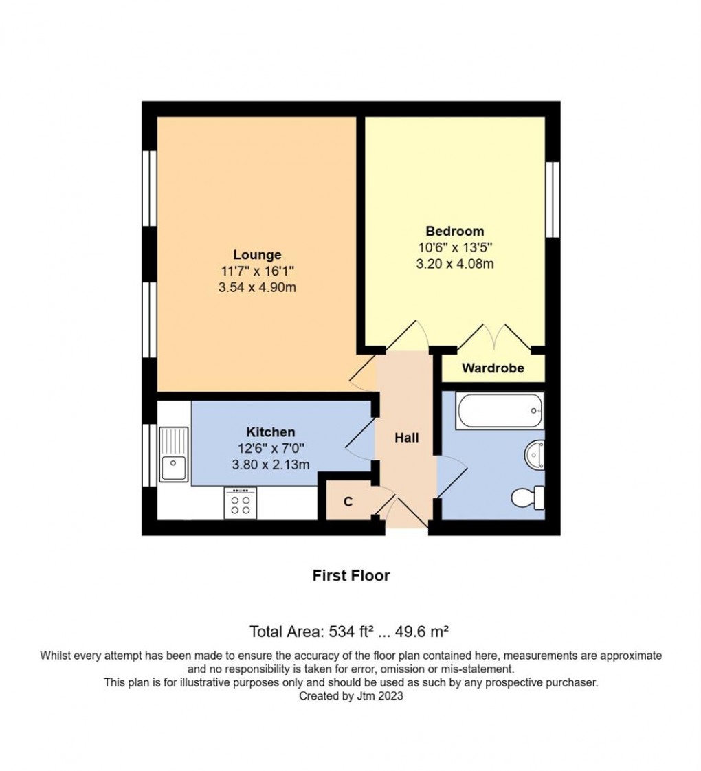 Floorplan for Linden Road, Littlehampton