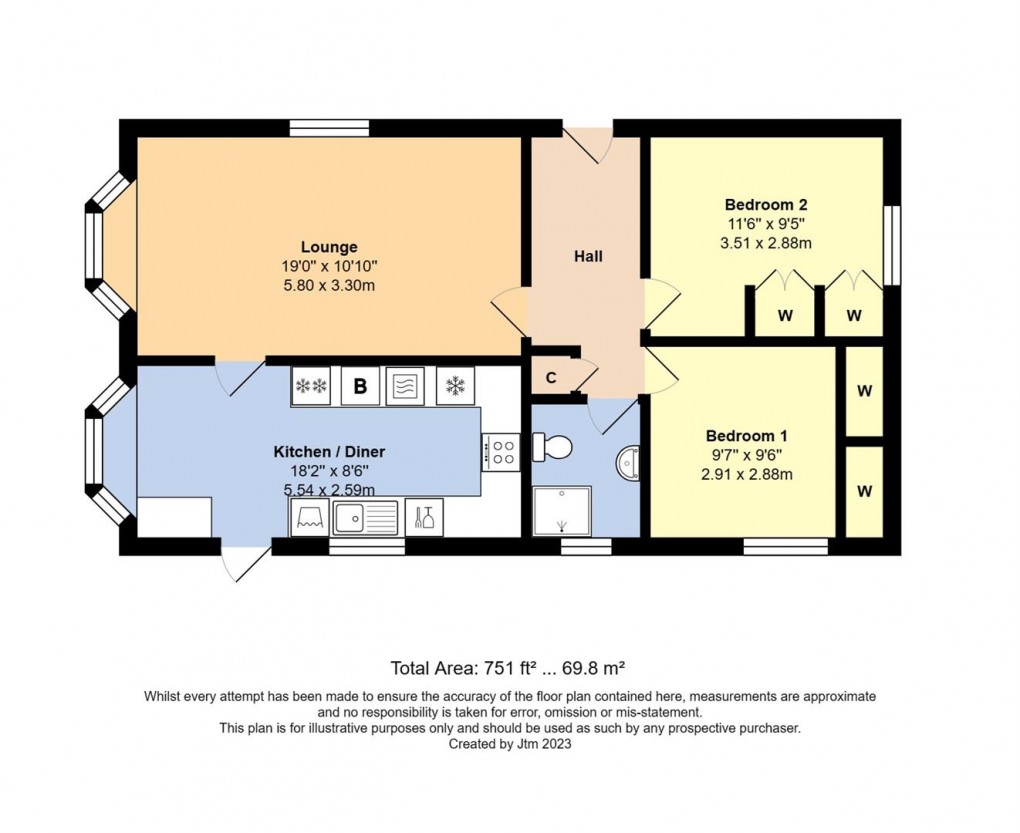 Floorplan for Bognor Road, Climping, Littlehampton