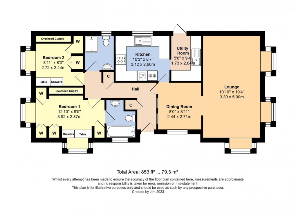 Floorplan for Bognor Road, Climping, Littlehampton