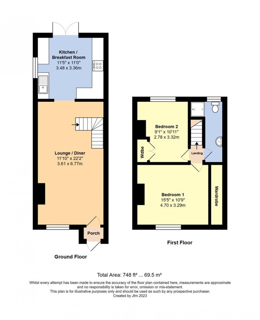 Floorplan for Sussex Street, Wick, Littlehampton