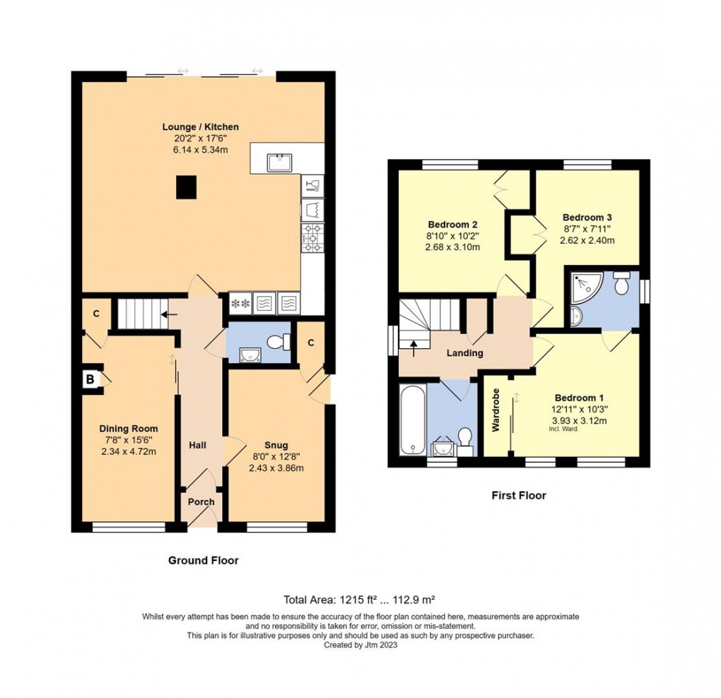 Floorplan for Kingfisher Drive, Littlehampton