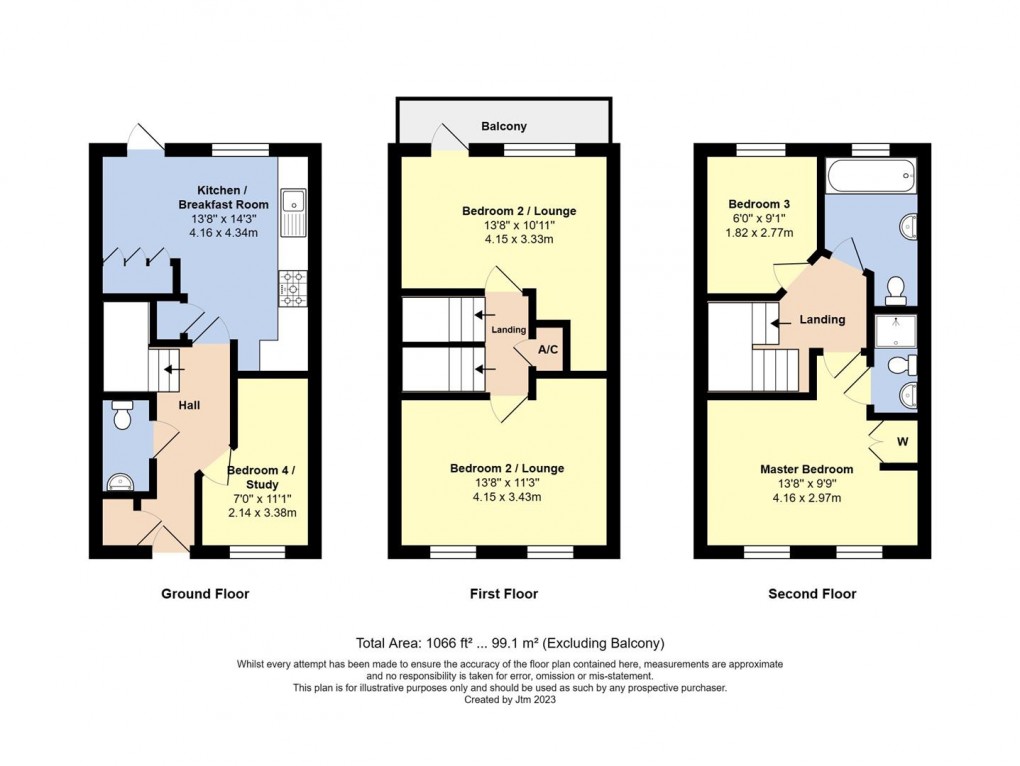 Floorplan for Fairlight Court, Pier Road, Littlehampton