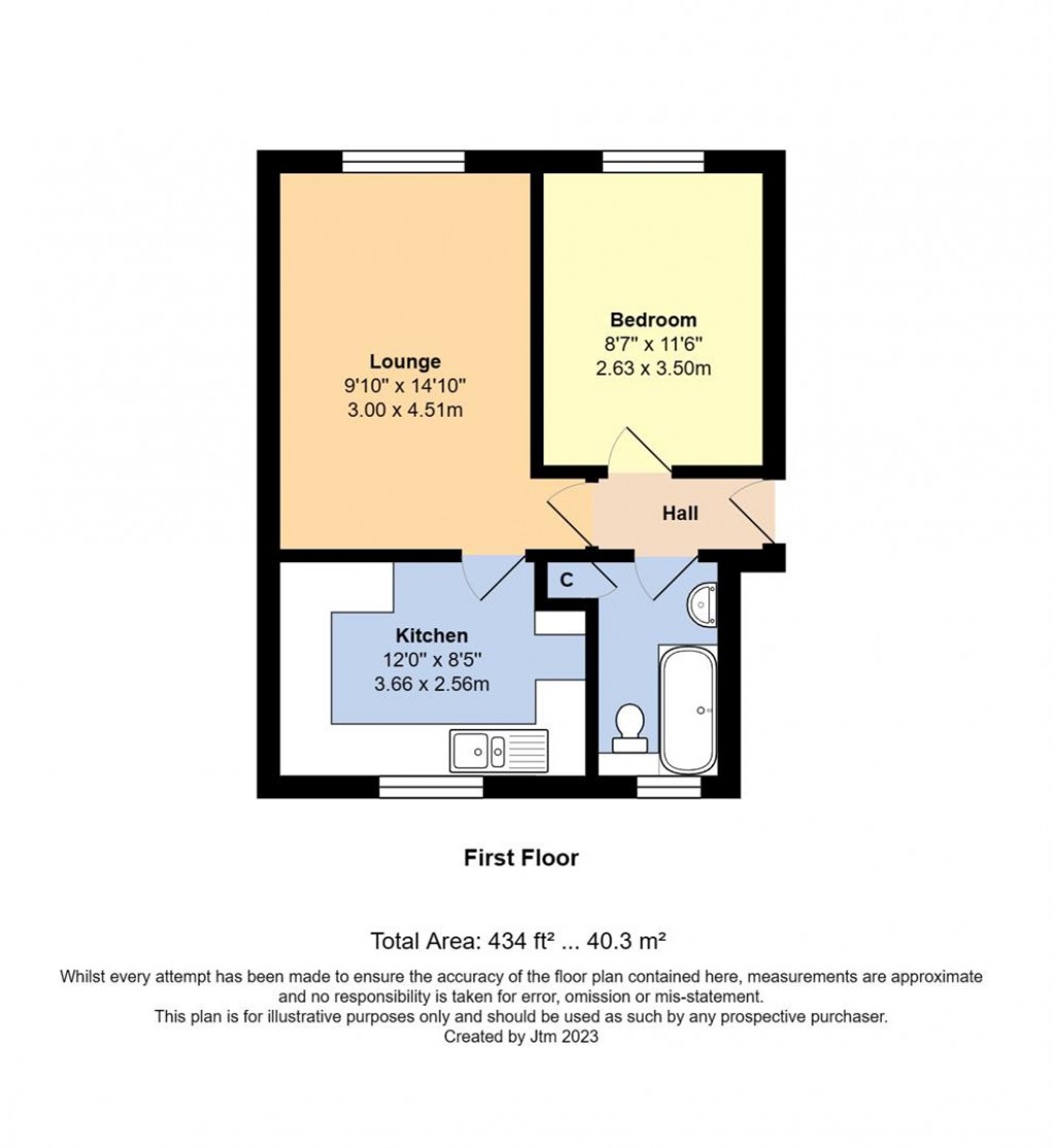 Floorplan for The Saltings, Littlehampton