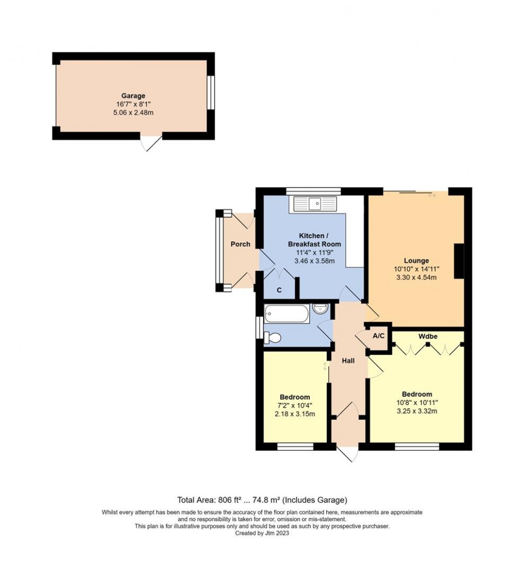 Floorplan for Swanbourne Road, Littlehampton