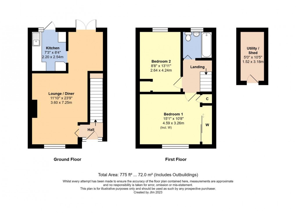 Floorplan for Helyers Green, Littlehampton