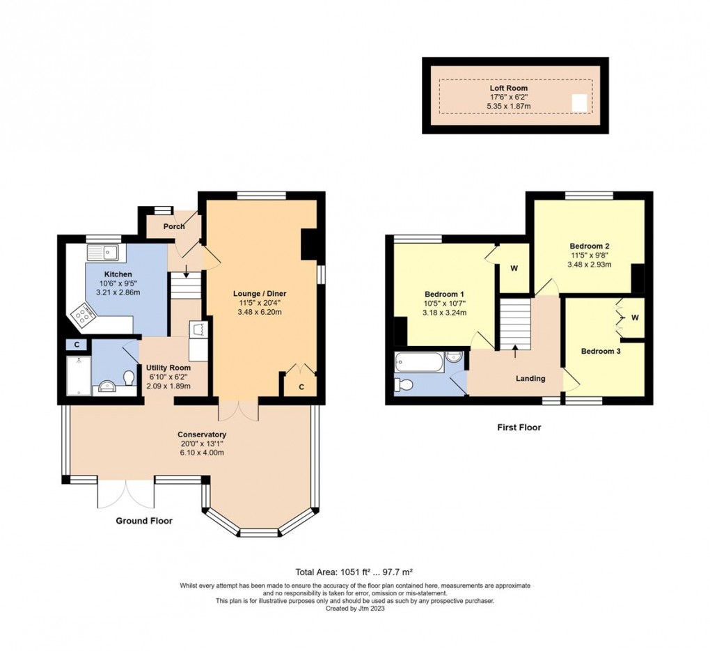 Floorplan for Falkland Avenue, Littlehampton