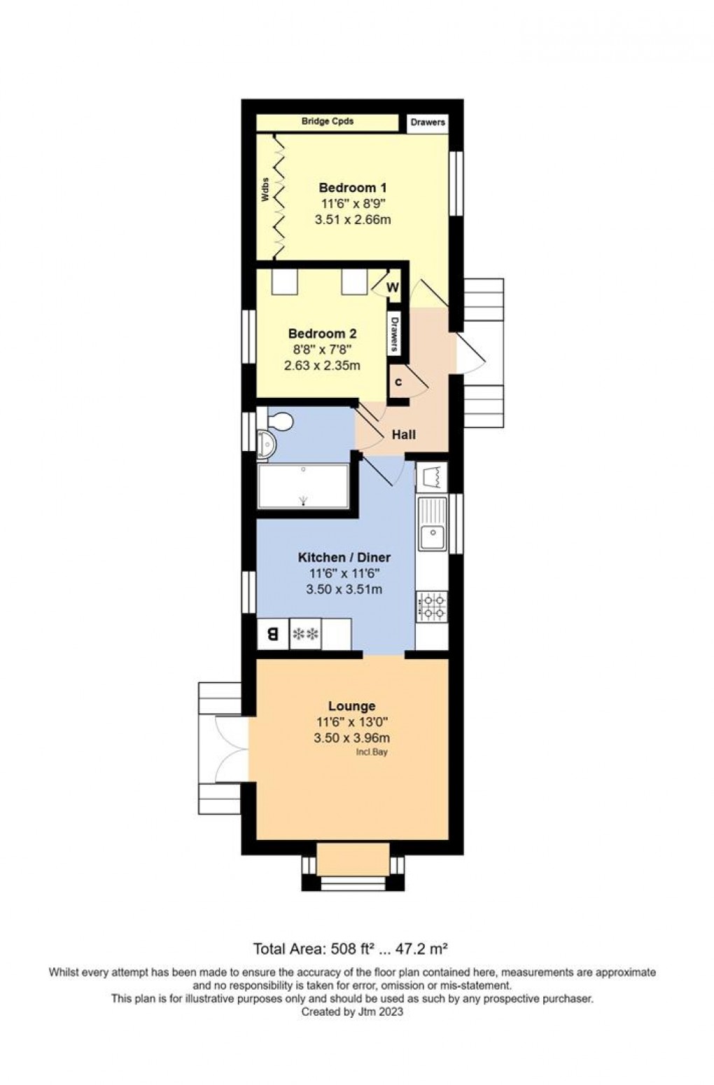 Floorplan for Bognor Road, Climping, Littlehampton