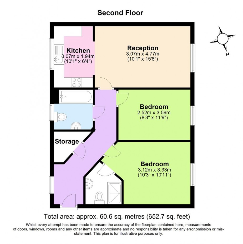 Floorplan for Butts Mead, Littlehampton