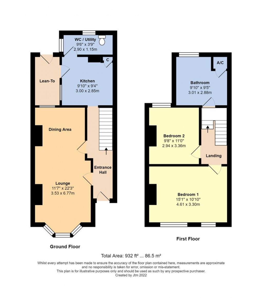 Floorplan for Gloucester Road, Littlehampton