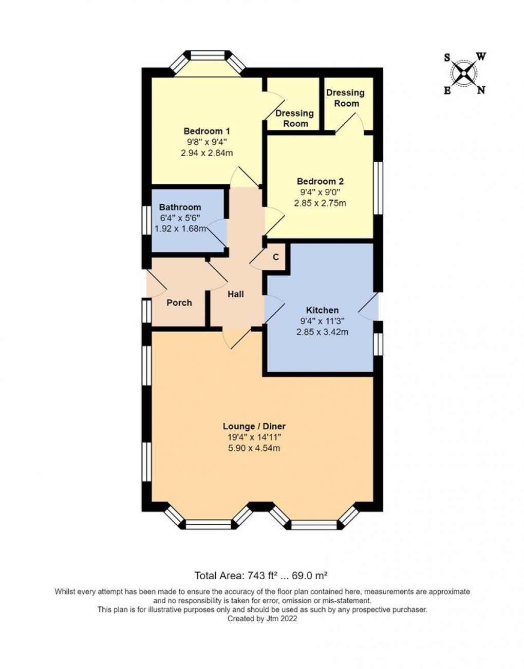 Floorplan for Ford Road, Ford, Arundel
