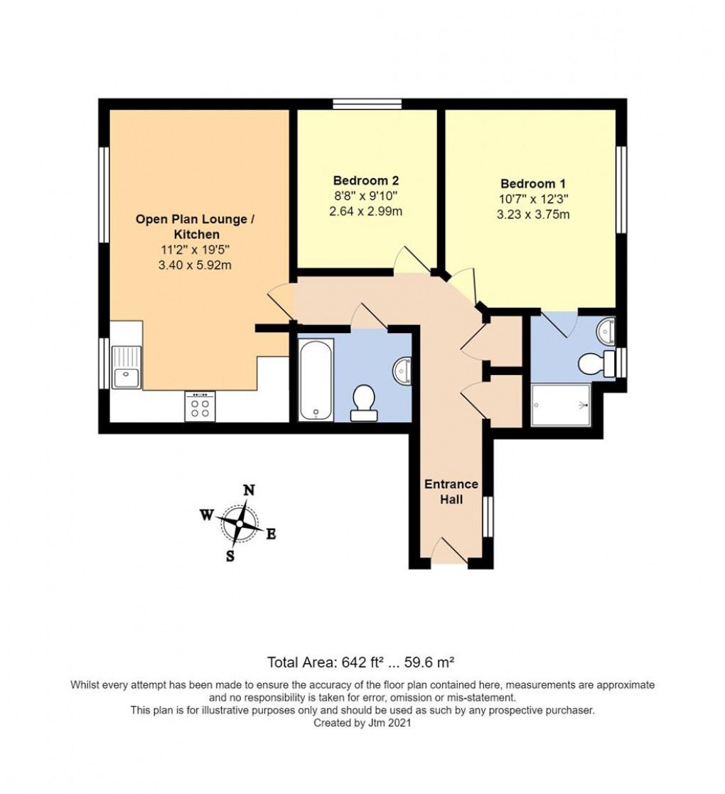 Floorplan for Stammer Road, Littlehampton