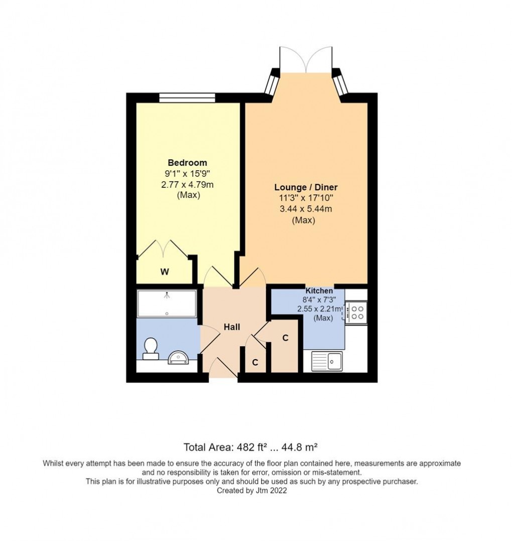 Floorplan for Winterton Lodge, Goda Road, Littlehampton