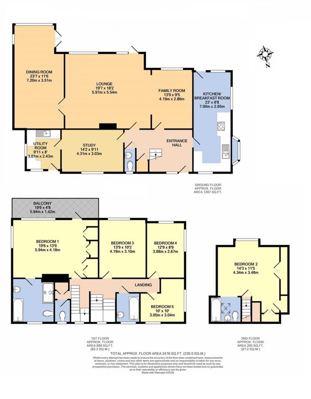 Floorplan for Kingston Gorse, East Preston