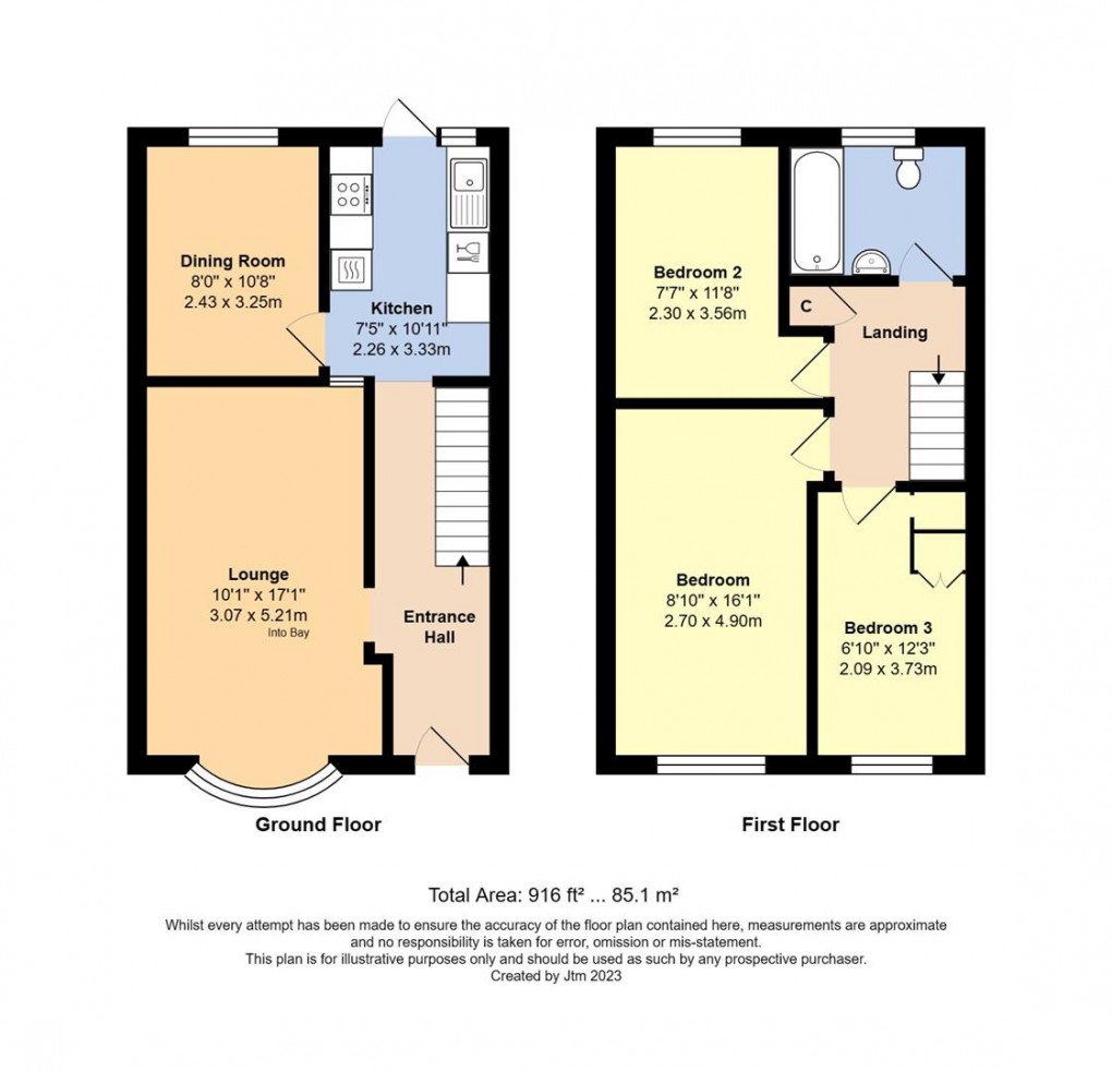 Floorplan for Timberleys, Littlehampton