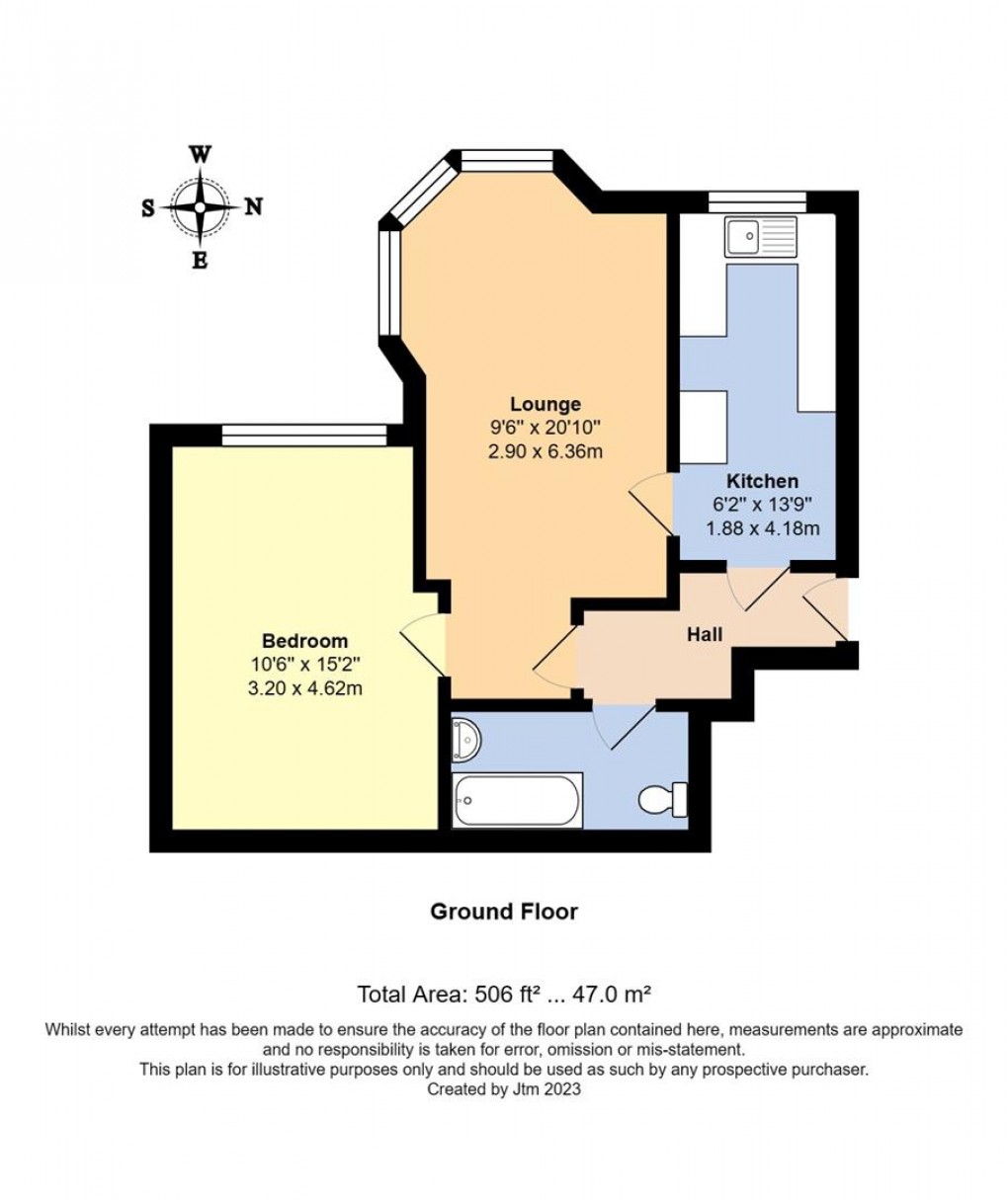 Floorplan for Beach Road, Littlehampton