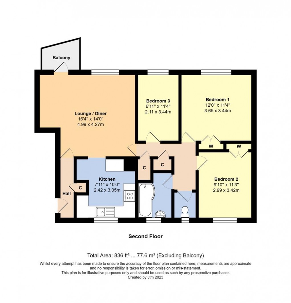 Floorplan for West Way, Wick, Littlehampton