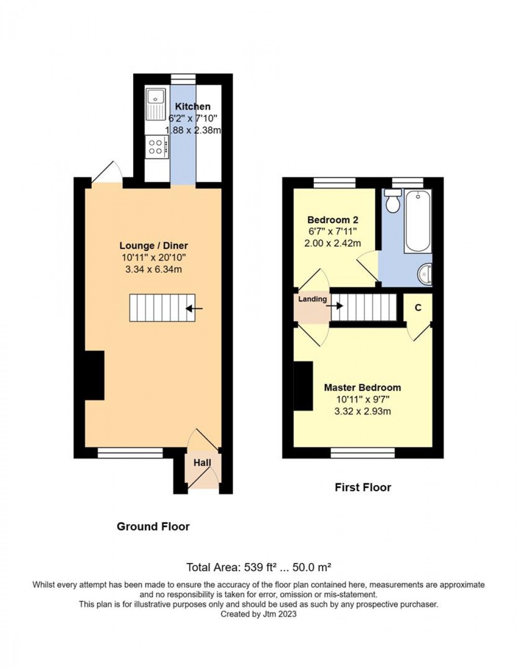 Floorplan for North Street, Wick, Littlehampton