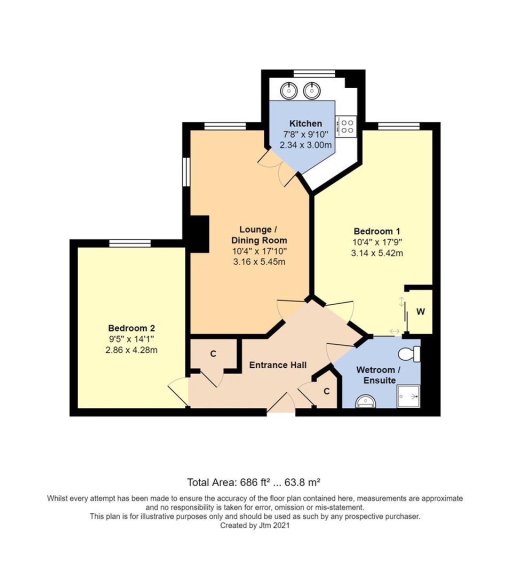 Floorplan for Church Street, Littlehampton