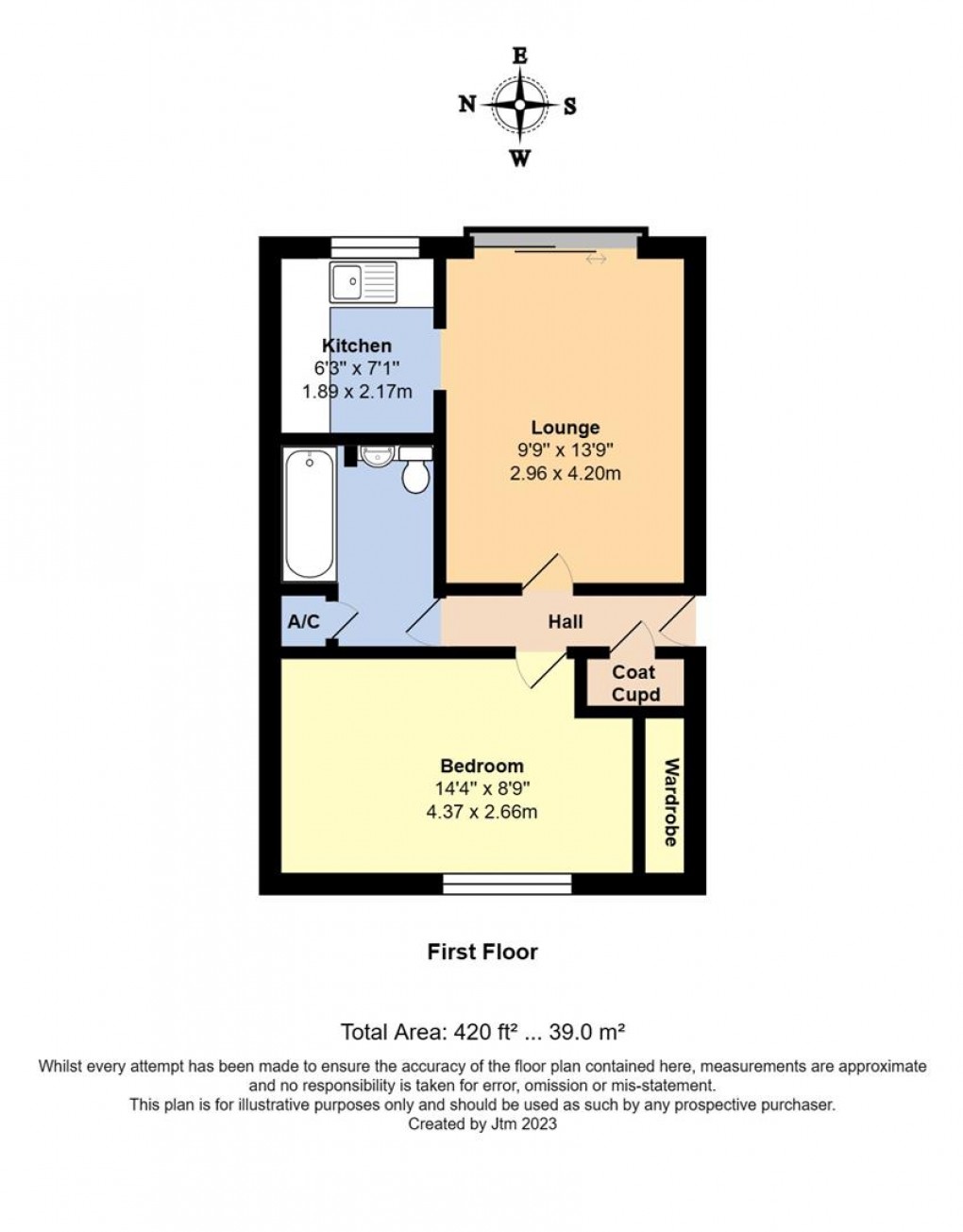 Floorplan for River Road, Littlehampton