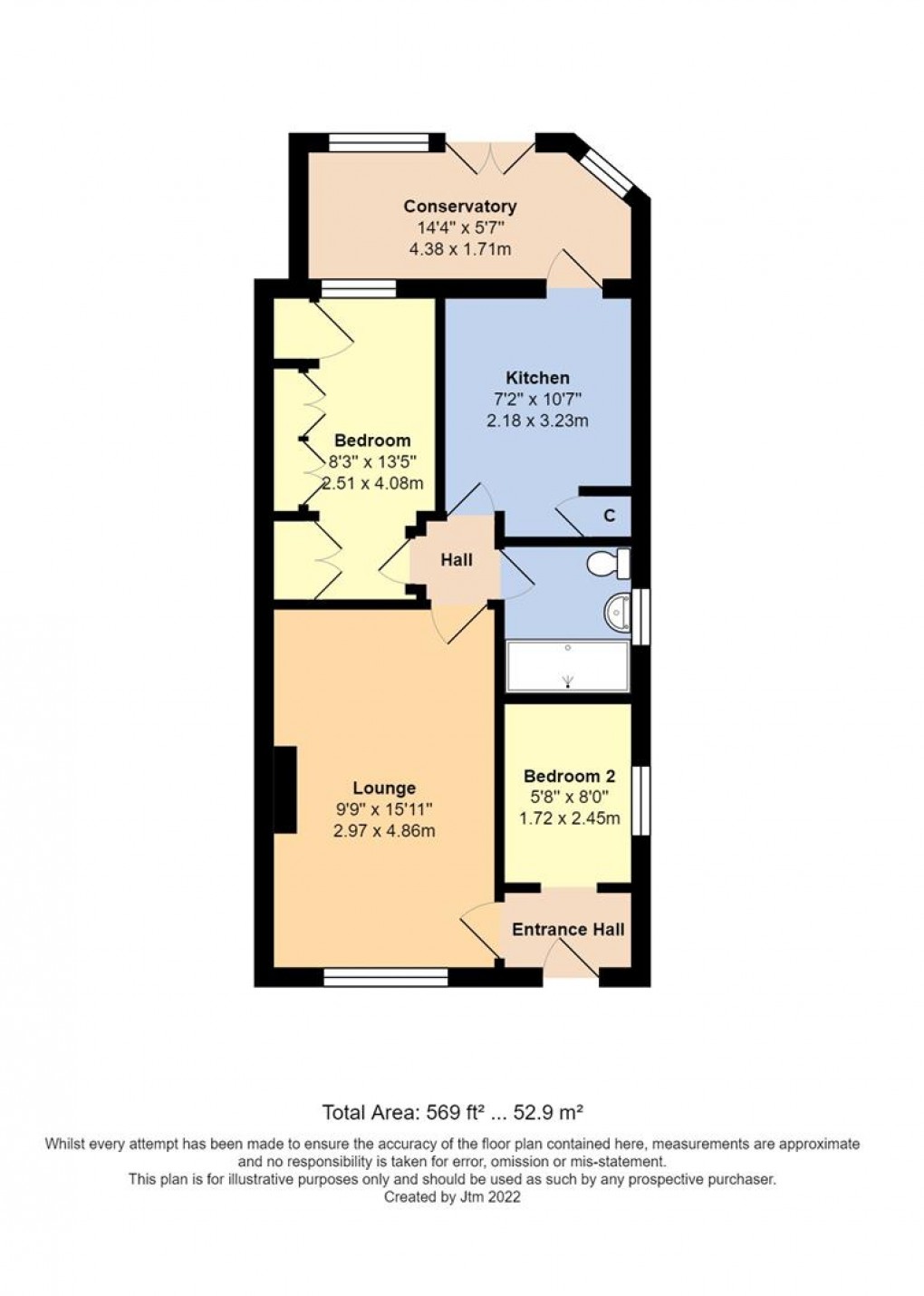 Floorplan for Windward Close, Littlehampton