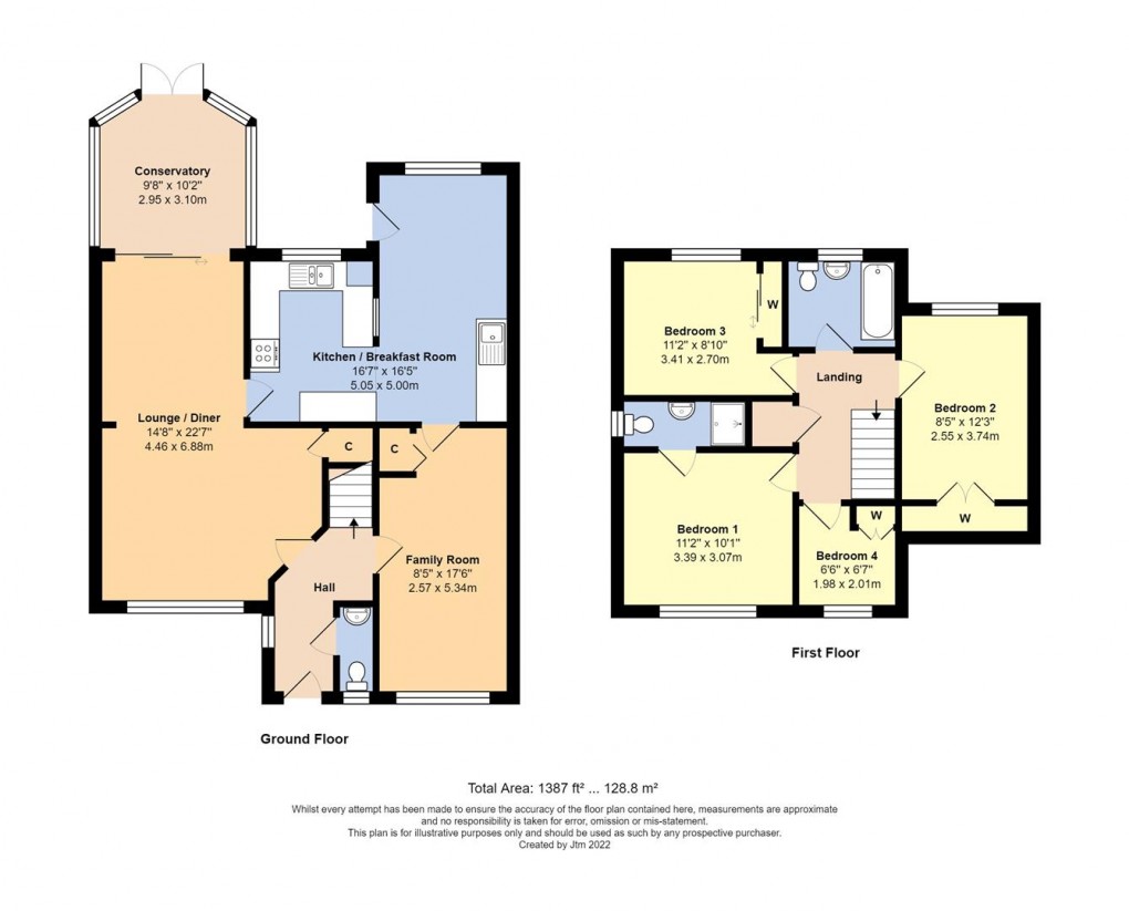 Floorplan for The Millers, Yapton