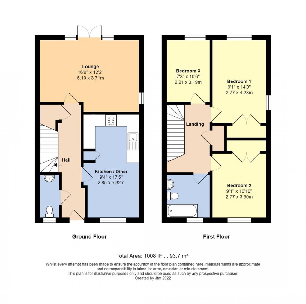 Floorplan for Abbots Field, Yapton