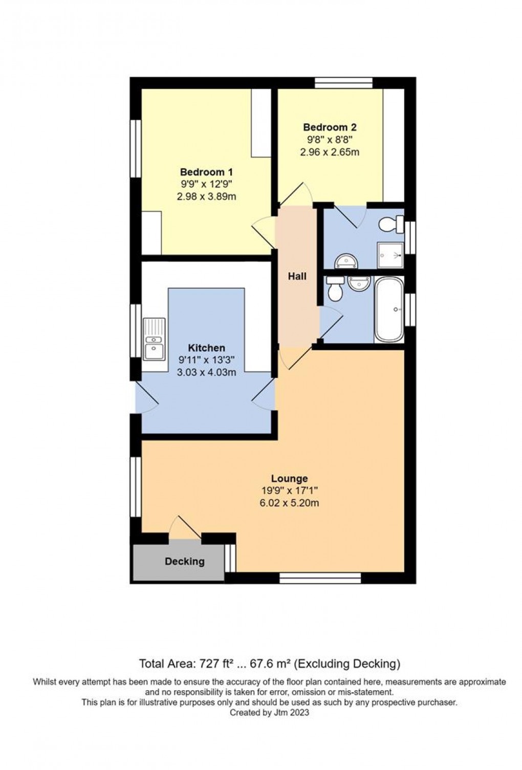 Floorplan for Marigolds Park, Shripney Road, Bognor Regis