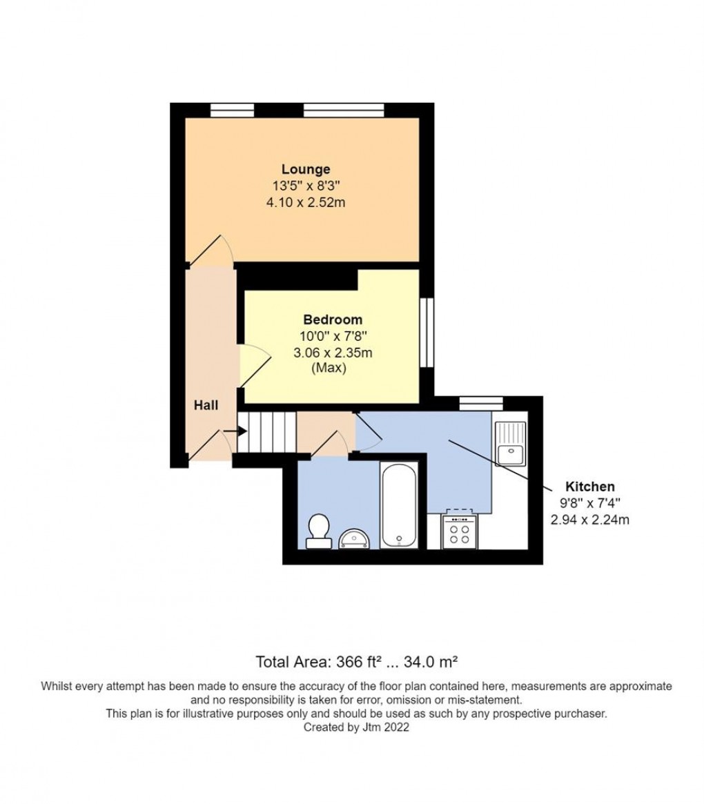 Floorplan for South Terrace, Littlehampton