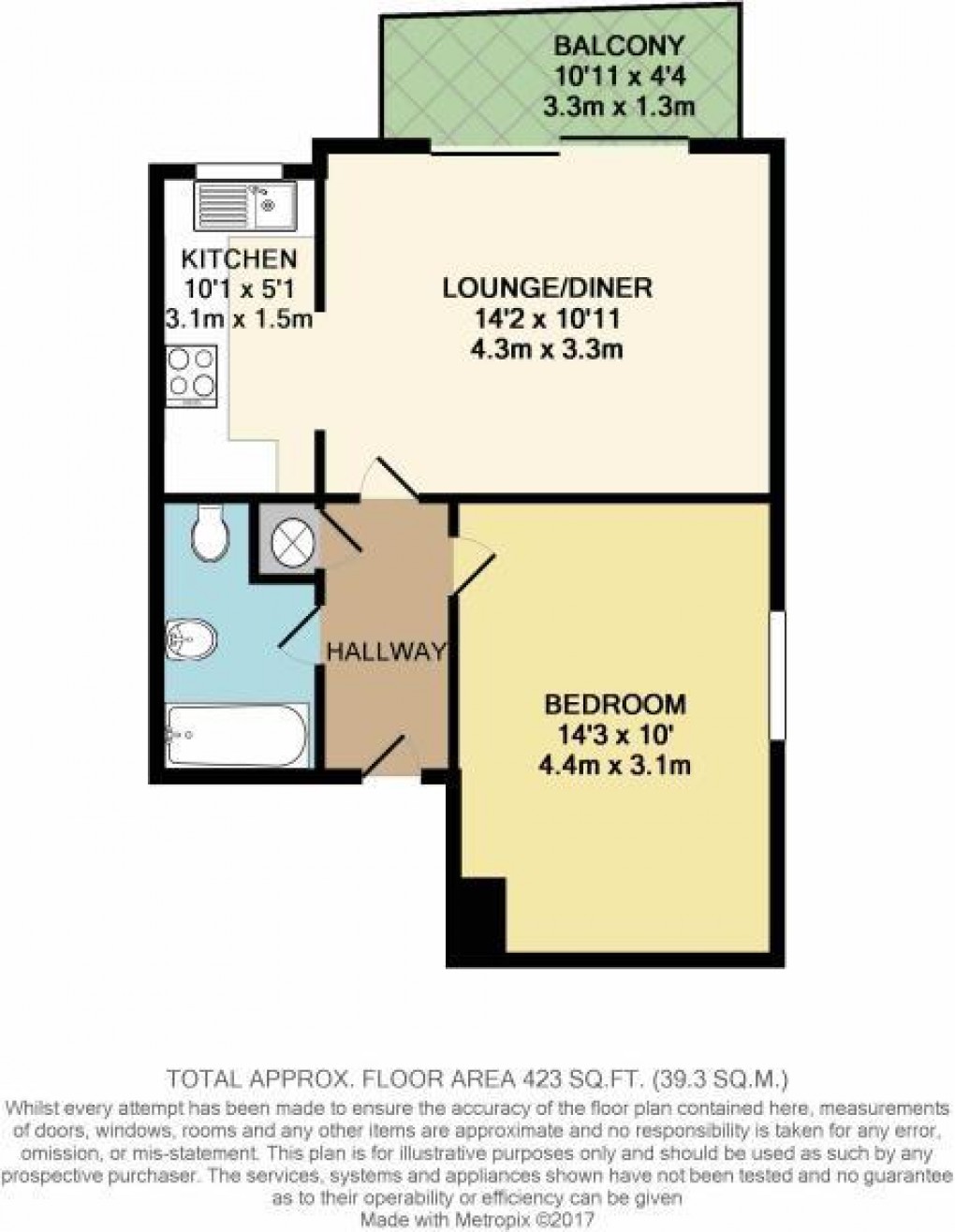 Floorplan for Fitzalan Road, Littlehampton