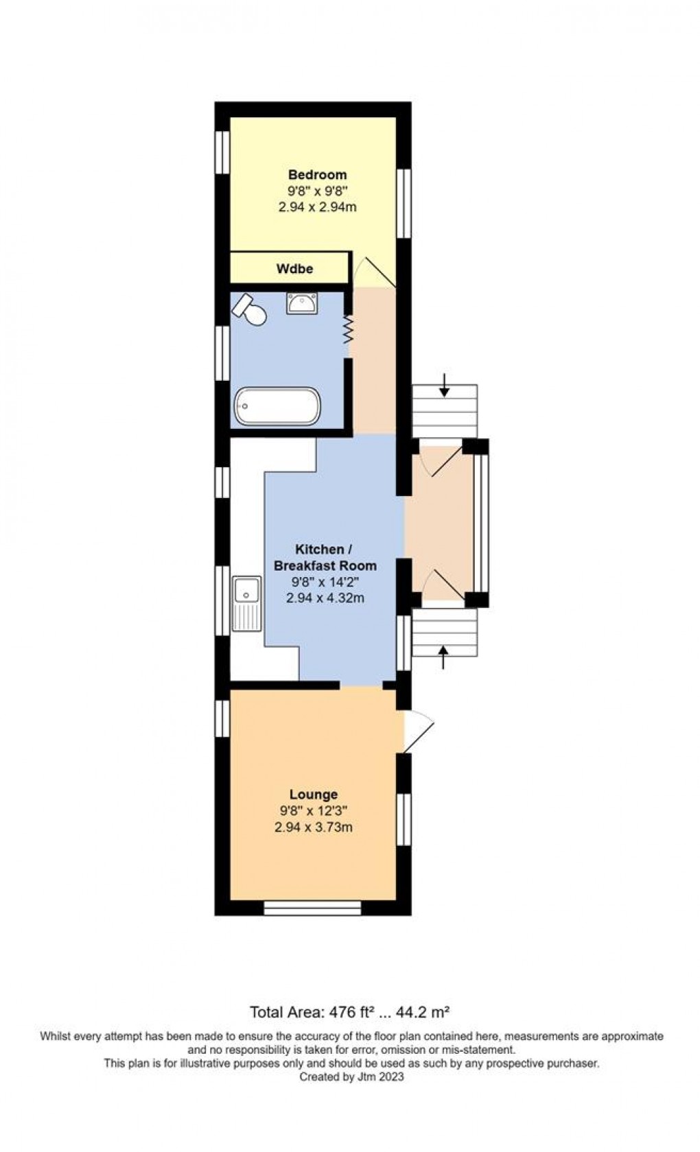 Floorplan for Thornlea Court, Wick, Littlehampton