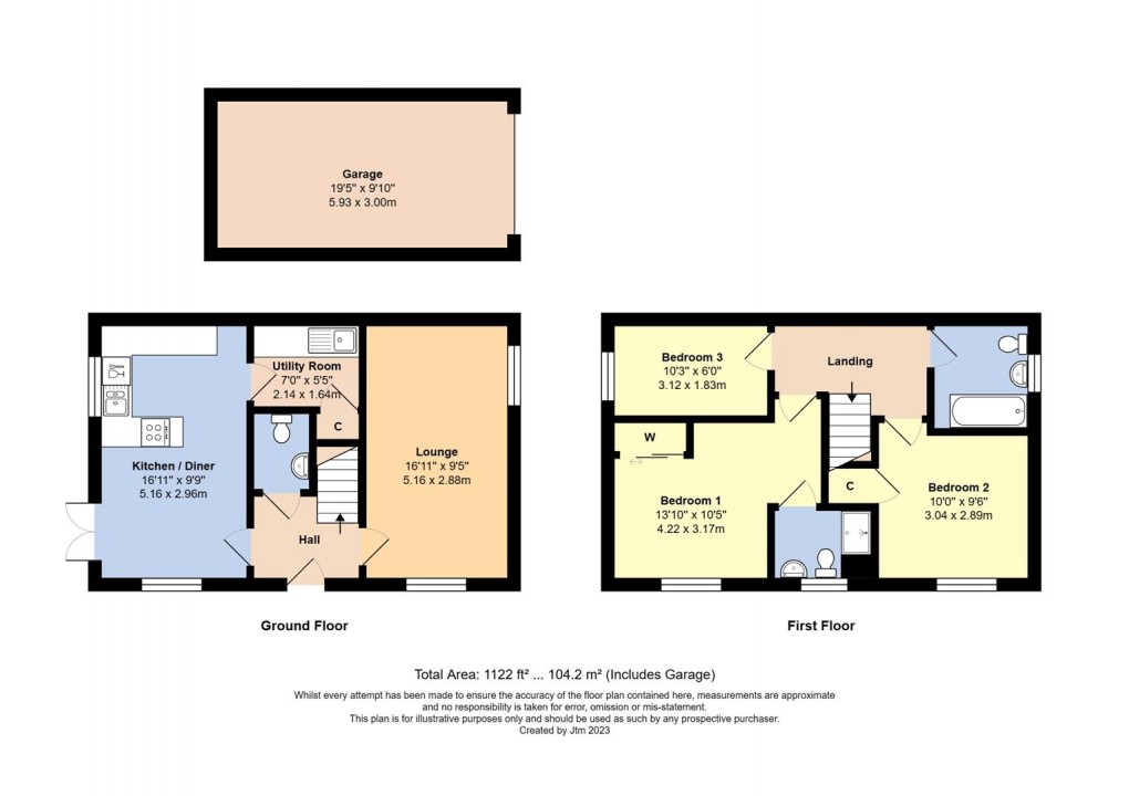 Floorplan for Stanford Acre, Littlehampton