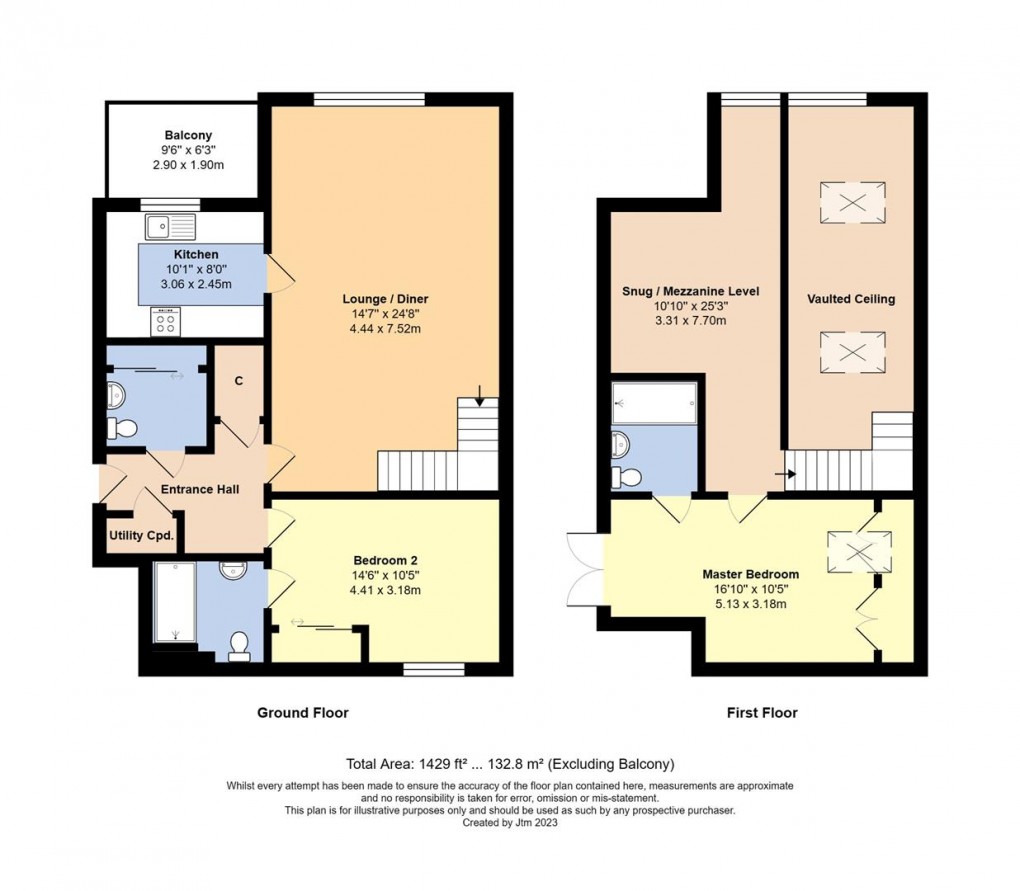 Floorplan for Fleur De Lis, Station Road, Rustington