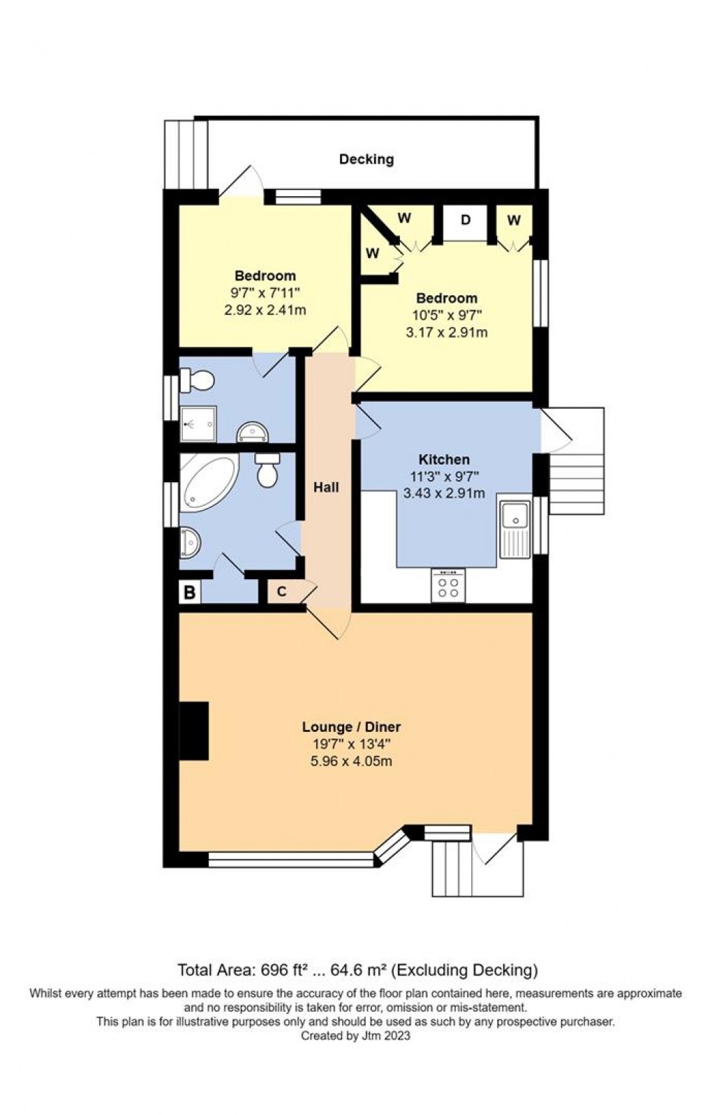 Floorplan for Maypole Lane, Yapton, Arundel